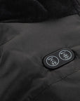 Gilet Imbottito Riscaldato da Donna Nero – Dual Heating