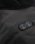 Gilet Imbottito Riscaldato da Uomo Nero – Dual Heating