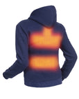Felpa con cappuccio riscaldata - Donna | Dual Heating - Blu Navy