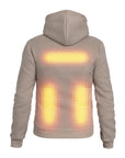 Felpa con cappuccio riscaldata PRO - Donna | Beige