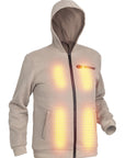 Felpa con cappuccio riscaldata - Uomo | Dual Heating - Beige