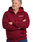 Felpa con cappuccio riscaldata - Uomo | Dual Heating - Borgogna