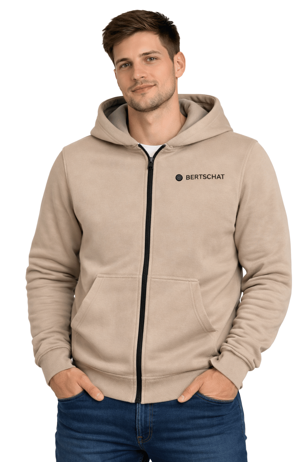 Felpa con cappuccio Riscaldata PRO - Uomo | Beige