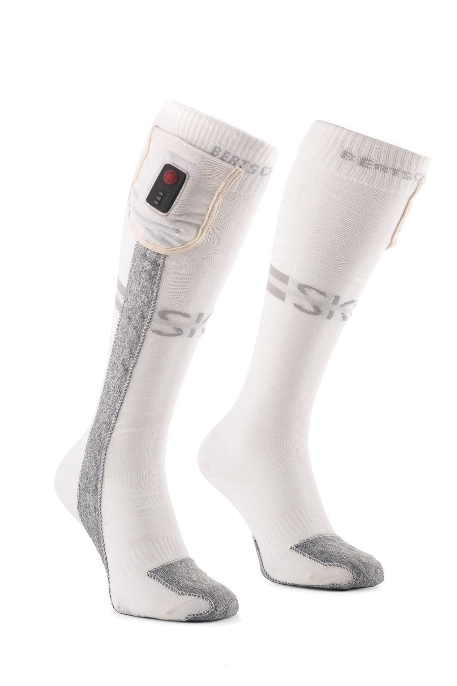 Calze Riscaldate - Aerowhite | Edizione Sport Invernali - USB-C | Sottili e Resistenti