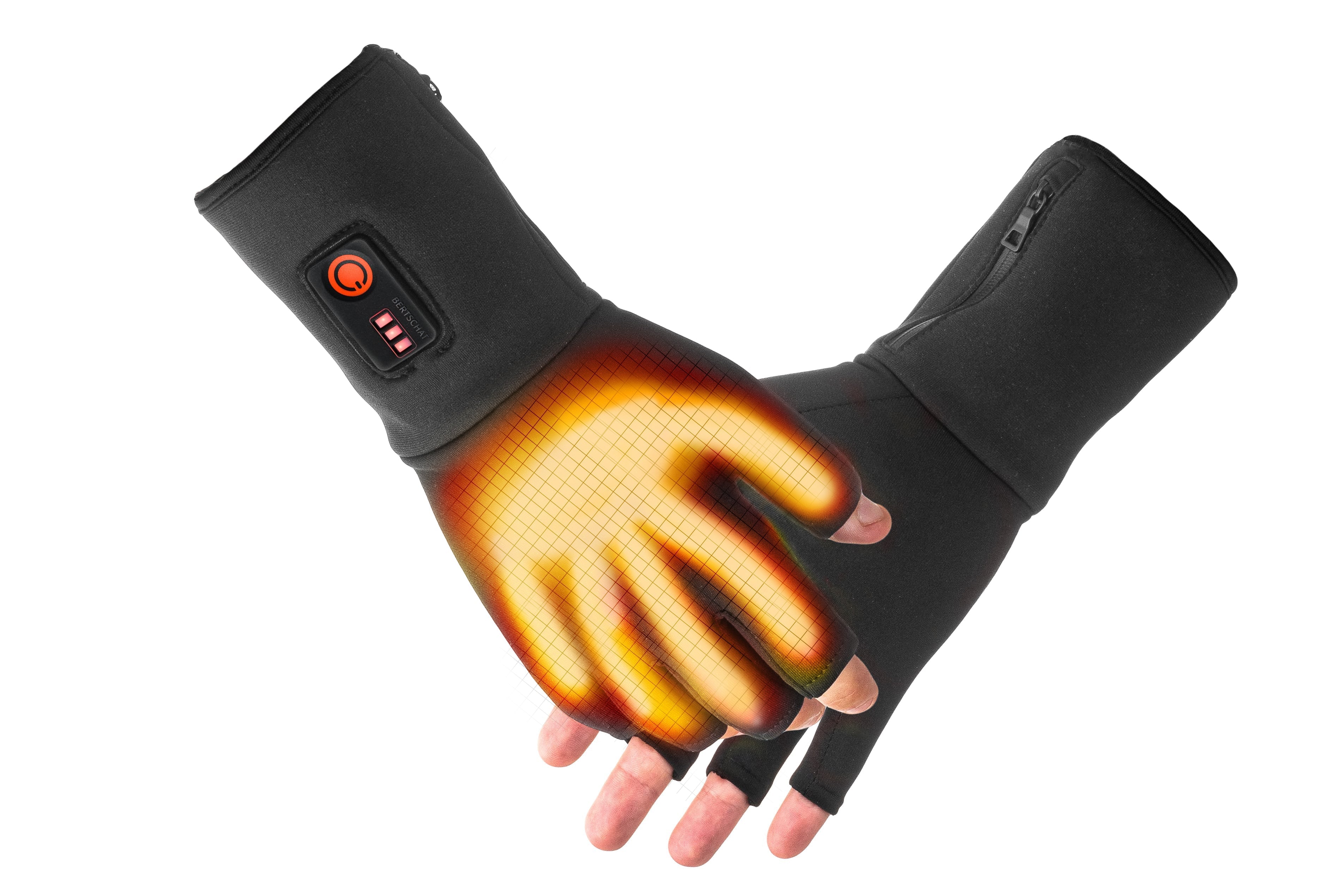 Guanti Interni Senza Dita Riscaldati - Heated Liner Gloves | Caccia & Sport | USB-C