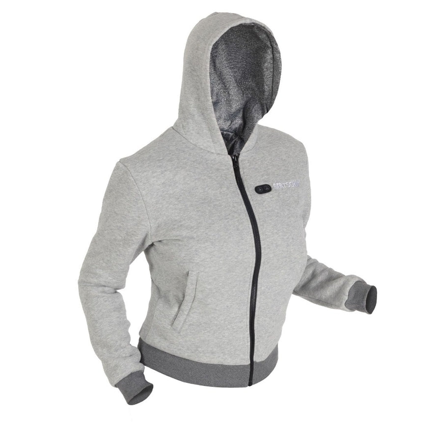 Felpa con cappuccio riscaldata - Donna | Dual Heating - Grigio