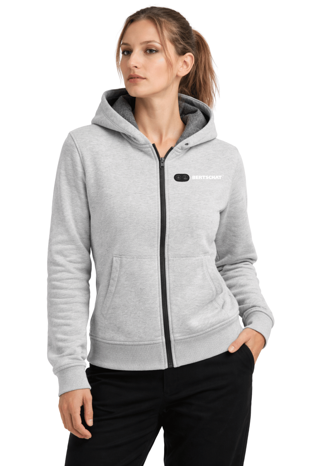 Felpa con cappuccio riscaldata - Donna | Dual Heating - Grigio