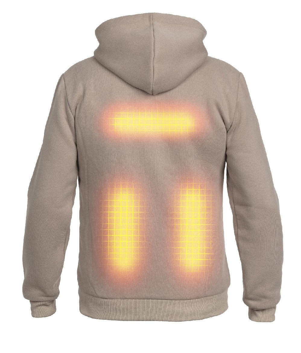 Felpa con cappuccio Riscaldata PRO - Uomo | Beige