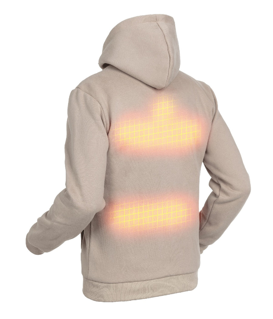 Felpa con cappuccio riscaldata - Uomo | Dual Heating - Beige