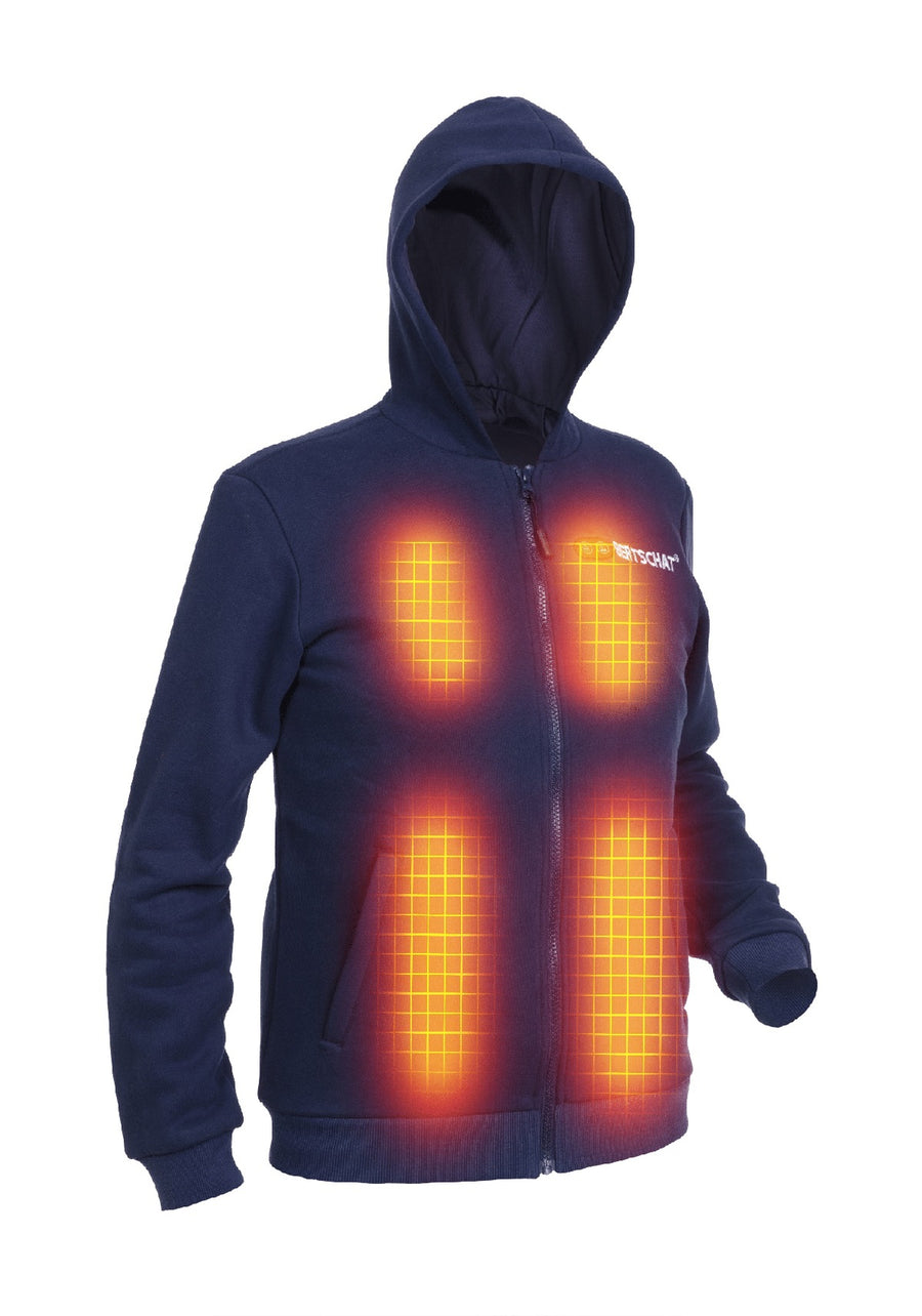 Felpa con cappuccio riscaldata - Uomo | Dual Heating - Blu Navy
