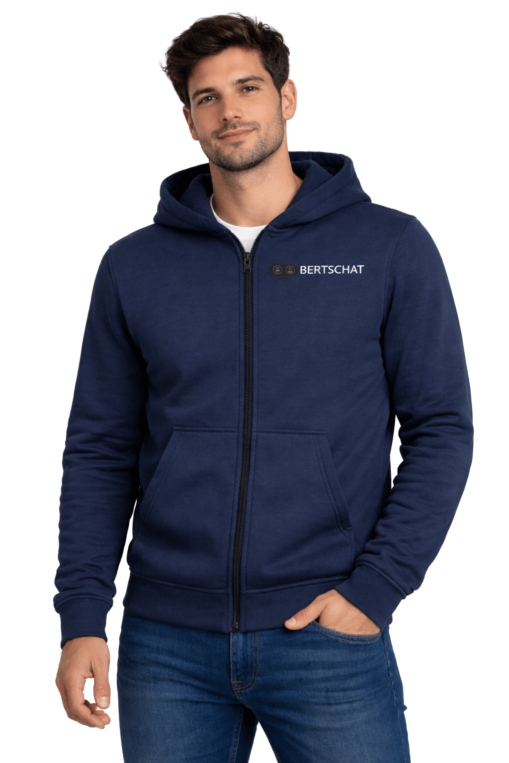 Felpa con cappuccio riscaldata - Uomo | Dual Heating - Blu Navy
