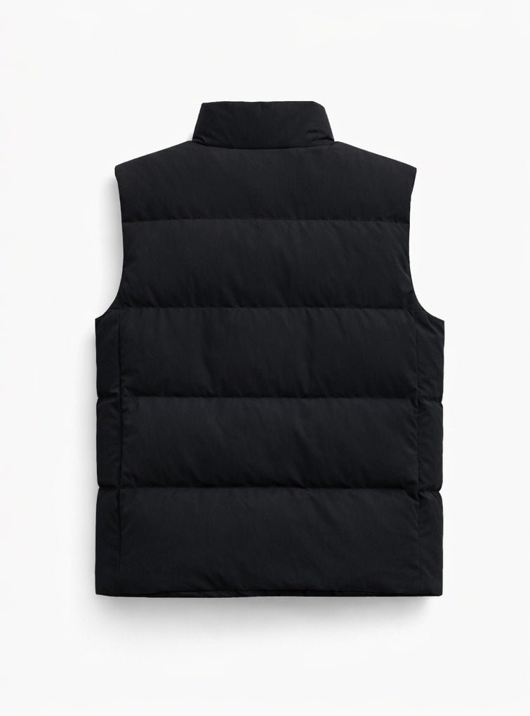 Gilet Imbottito Riscaldato da Uomo Nero – Dual Heating