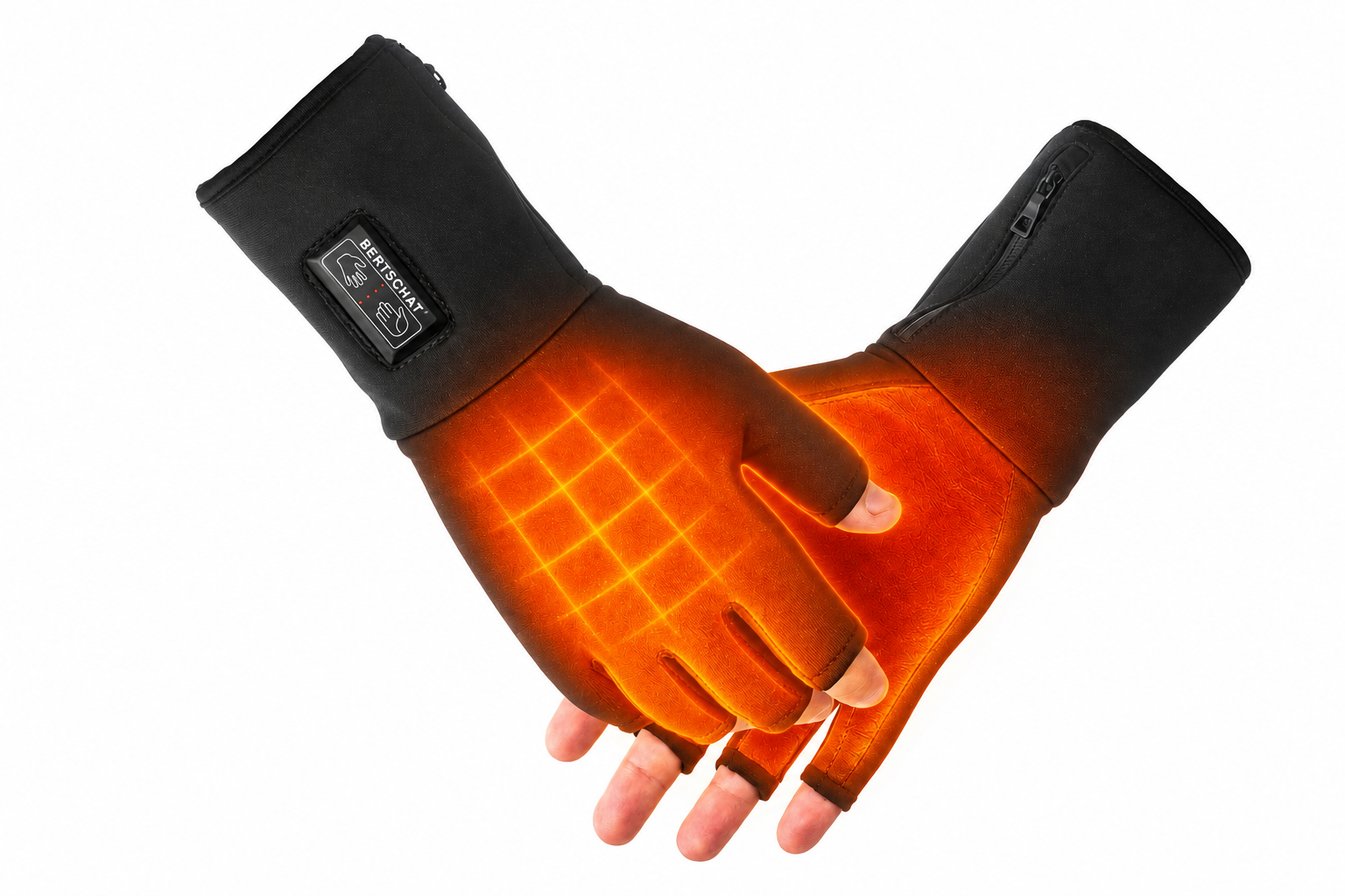 Guanti Riscaldati Senza Dita – Dual Heating