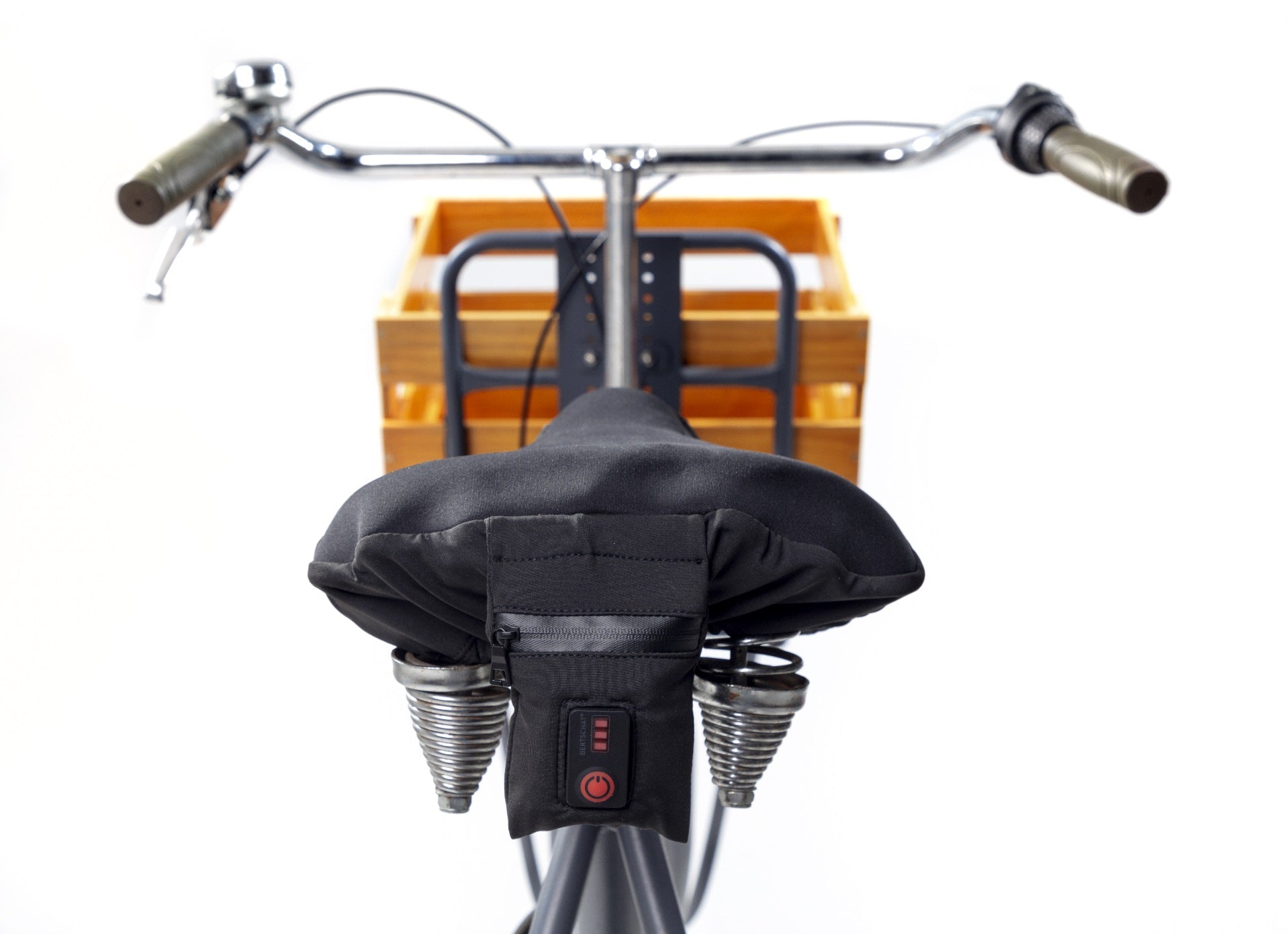 Copri sella riscaldato per bicicletta