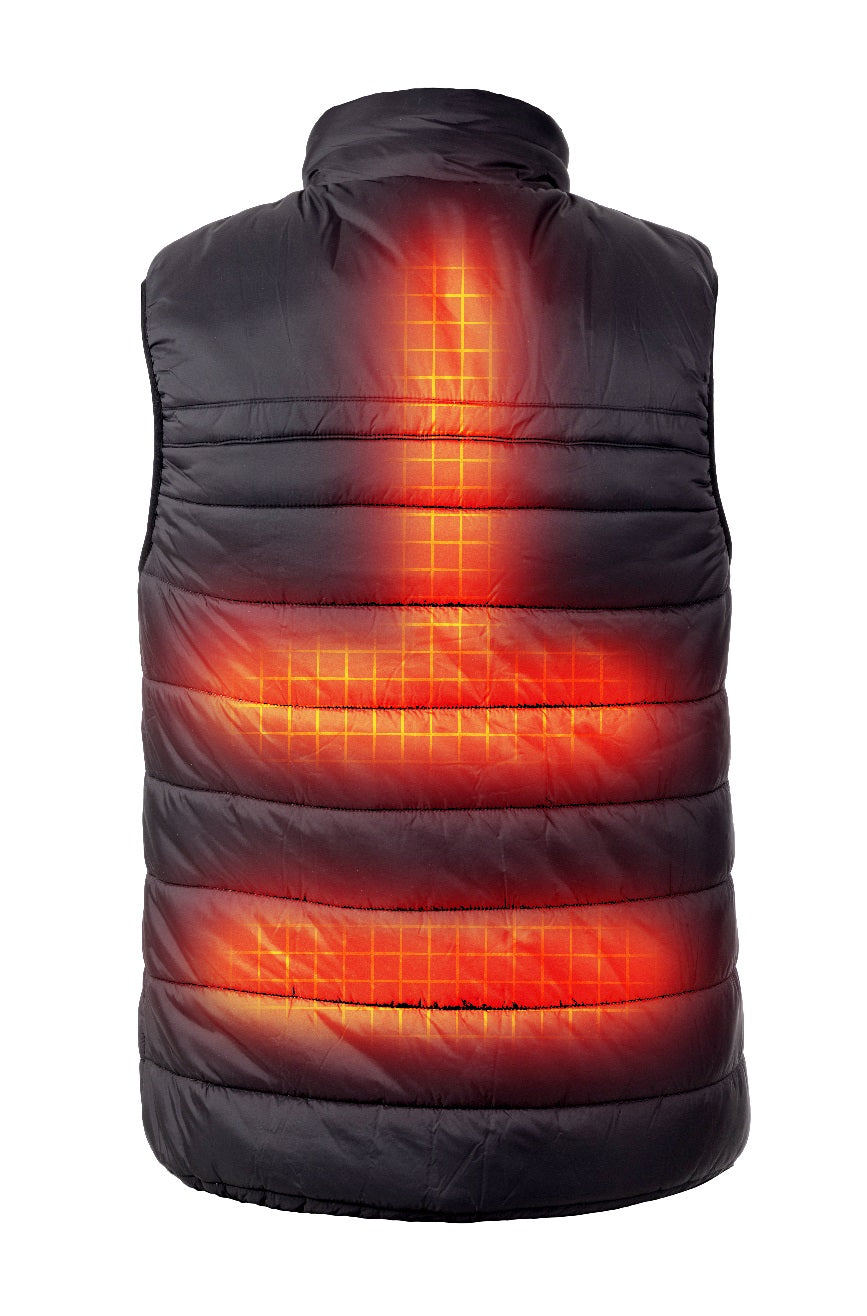 Scaldacorpo imbottito riscaldato da uomo - Dual Heating | USB