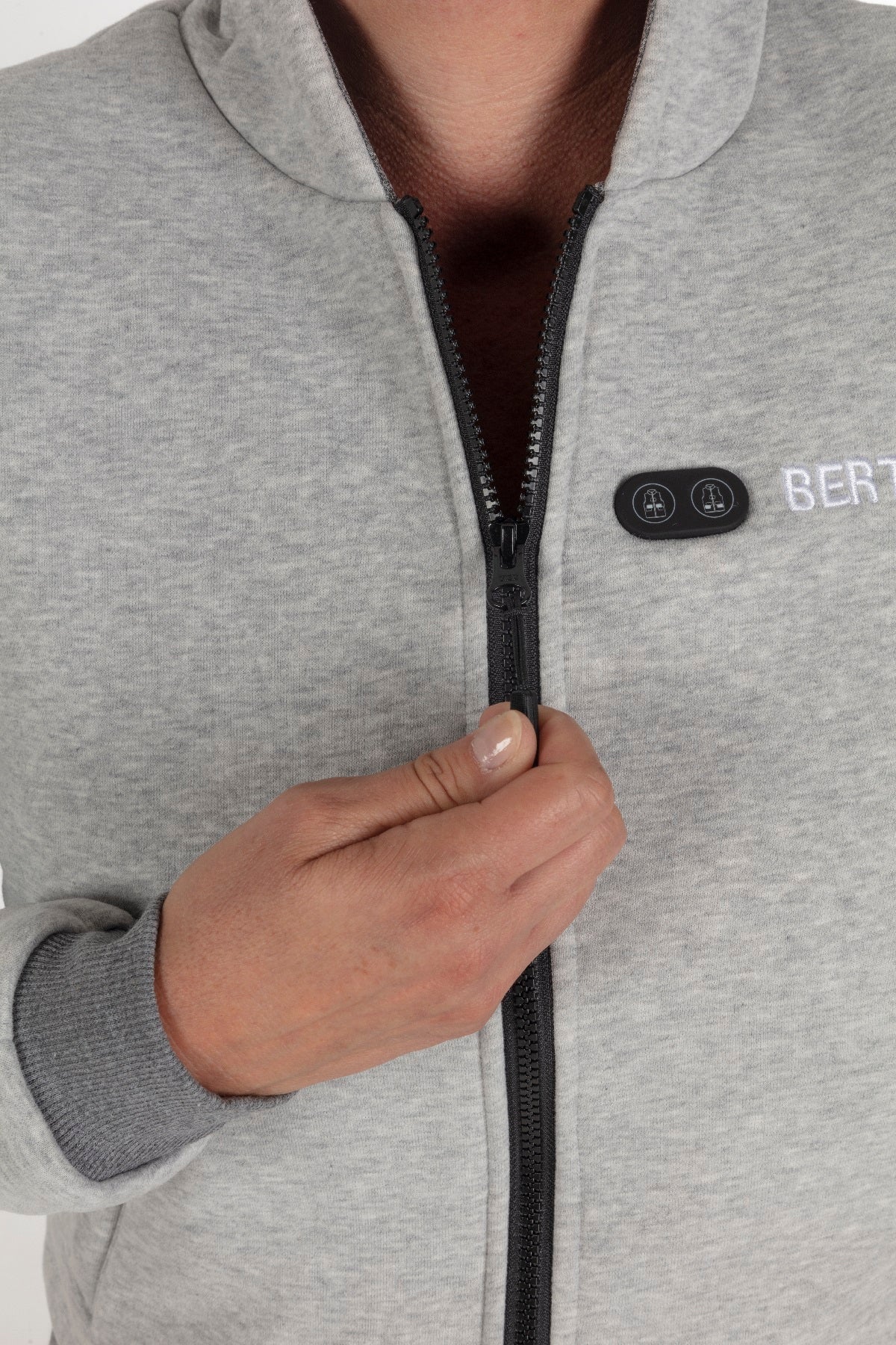 Felpa con cappuccio riscaldata - Donna | Dual Heating - Grigio