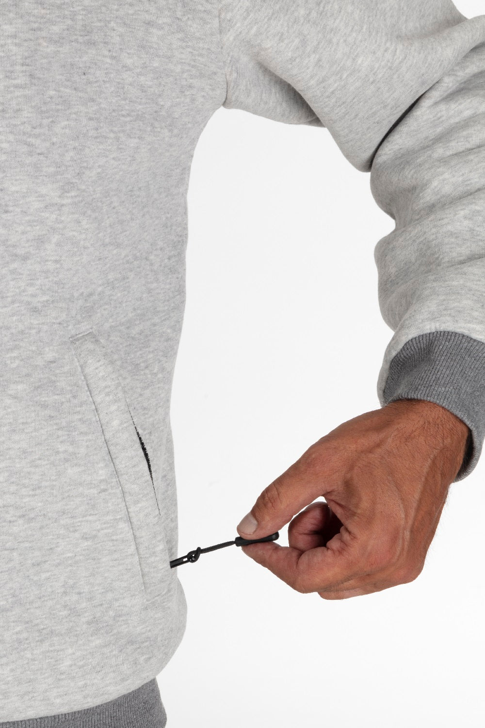 Felpa con cappuccio riscaldata - Uomo | Dual Heating - Grigio
