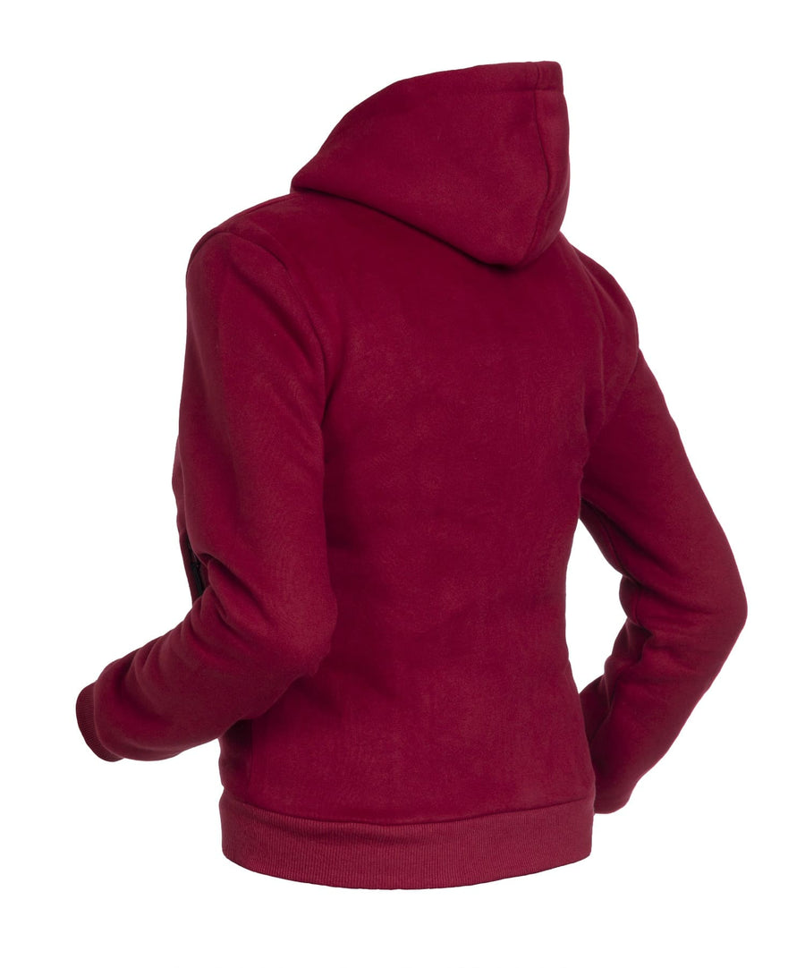 Felpa con cappuccio riscaldata - Donna | Dual Heating - Borgogna