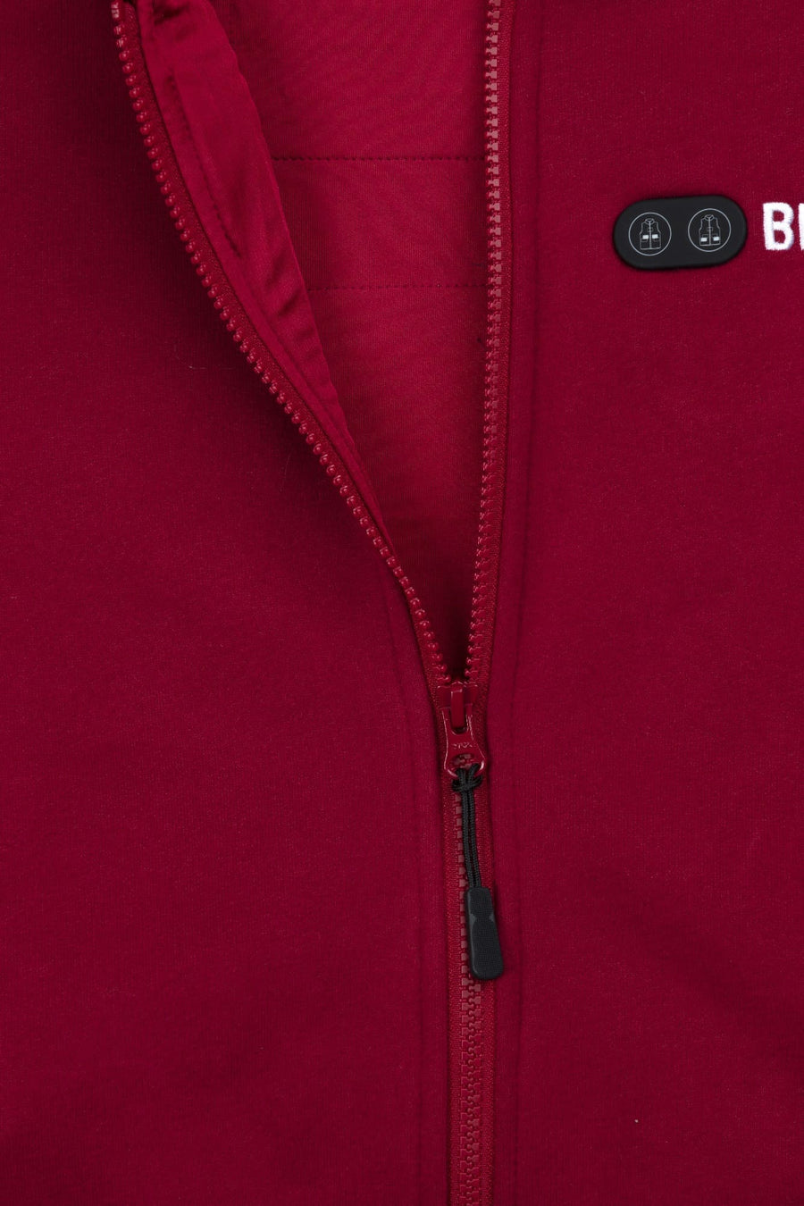 Felpa con cappuccio riscaldata - Donna | Dual Heating - Borgogna